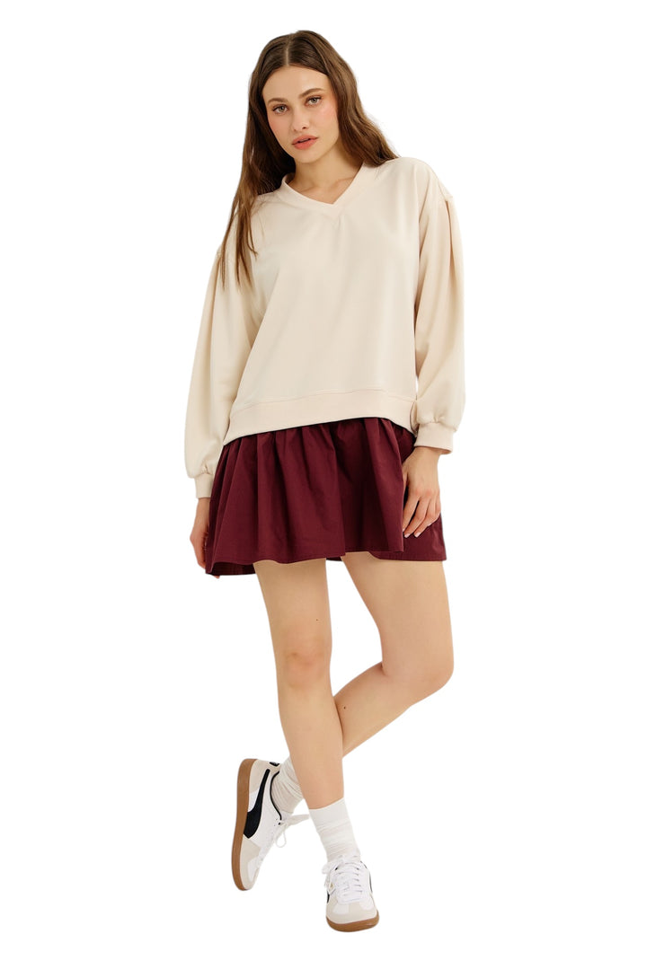 McCarty Mixed Media Mini Dress