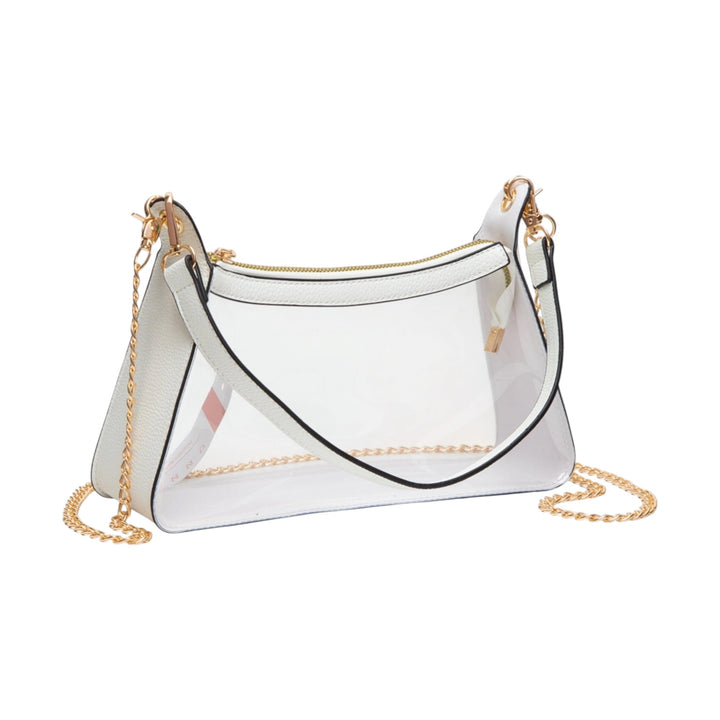 Clear Satchel Bag & Chain Strap