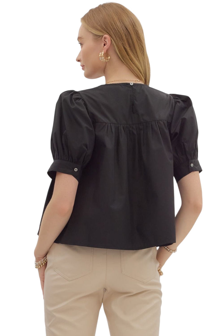 Baxter Pleated Top