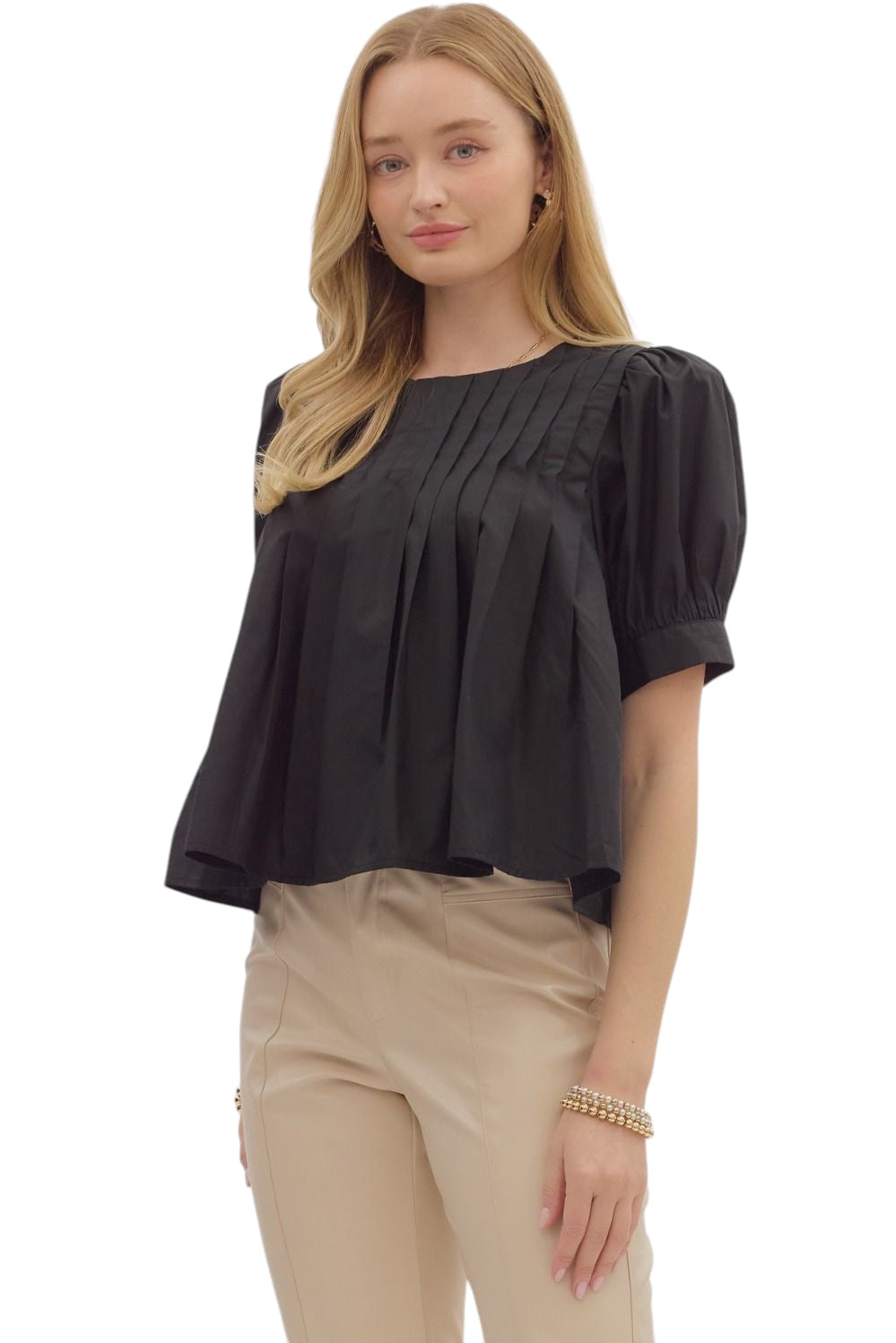 Baxter Pleated Top