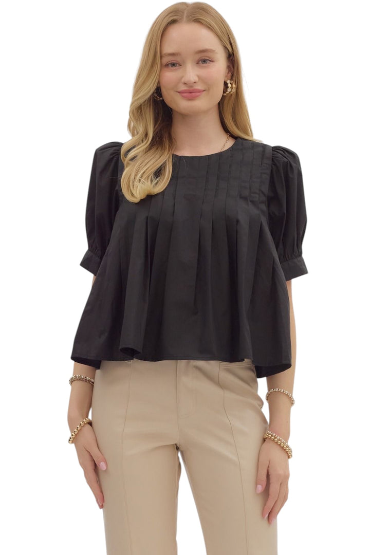 Baxter Pleated Top