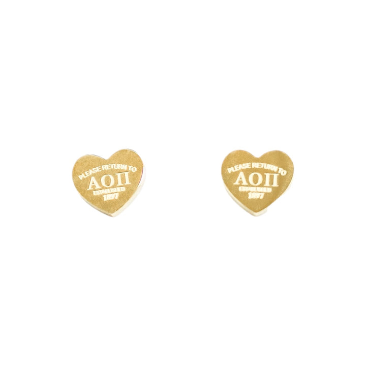 Heart Sorority Earrings