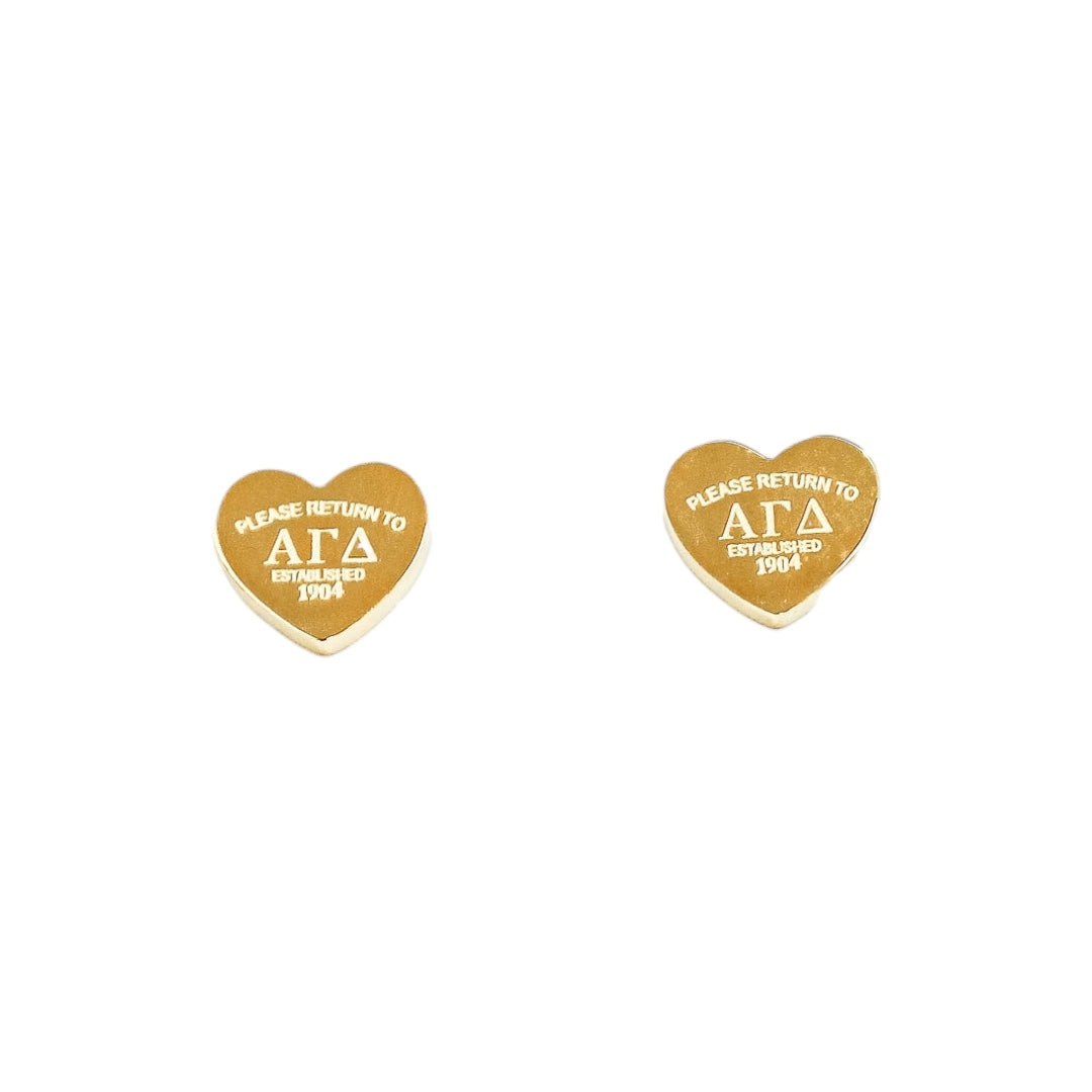 Heart Sorority Earrings