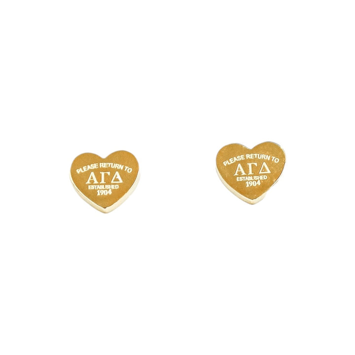 Heart Sorority Earrings