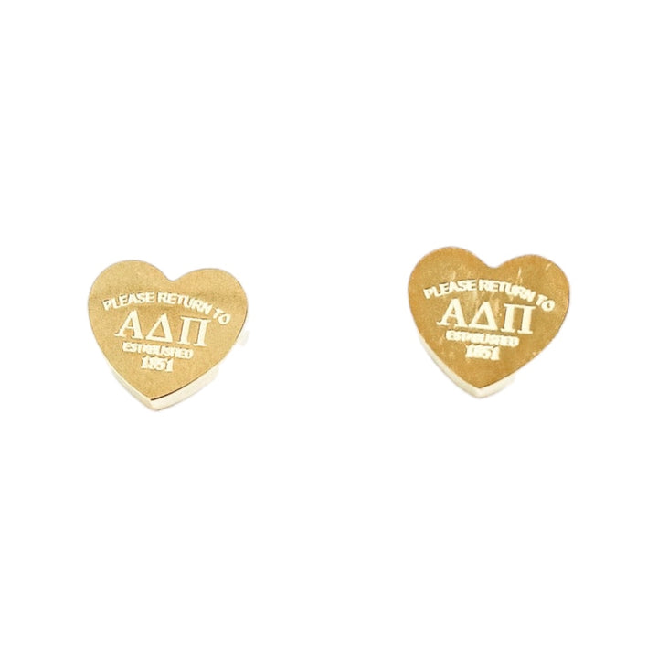 Heart Sorority Earrings