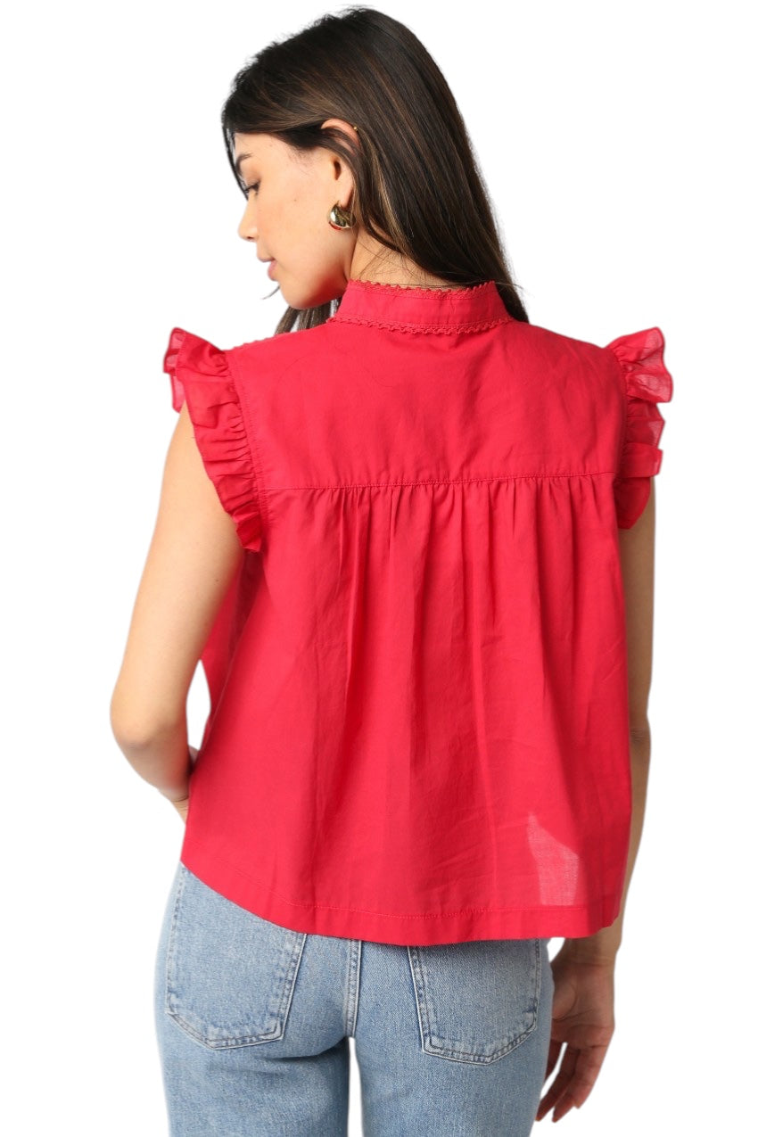 Jessica Ruffled Top