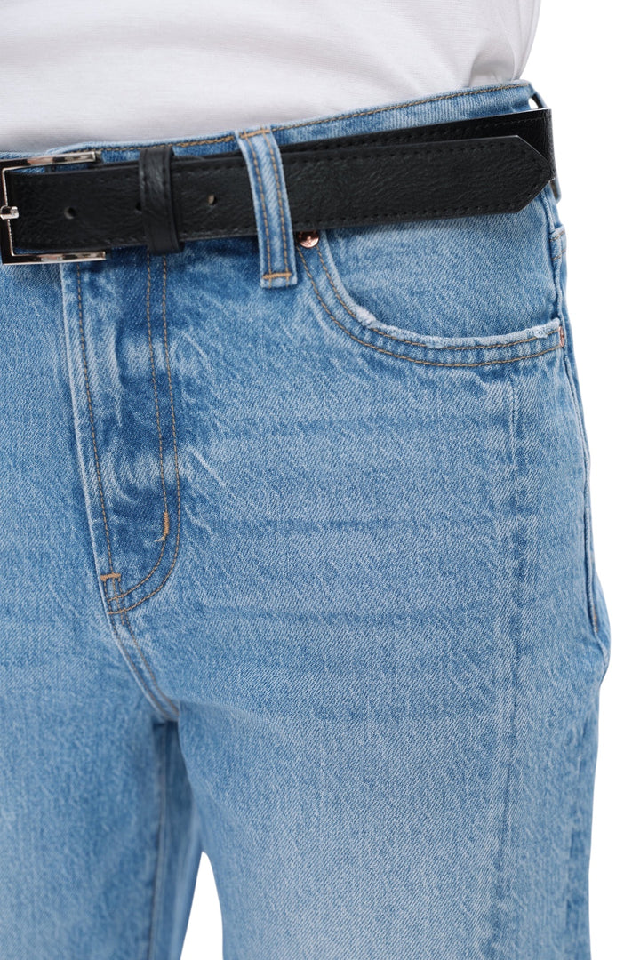 High Rise Relaxed Straight Bayeas Jeans