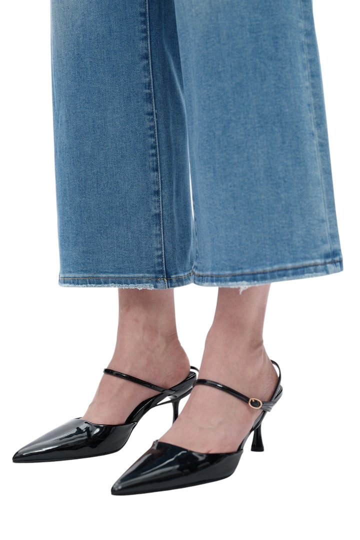 Low Rise Wide Leg Bayeas Jeans
