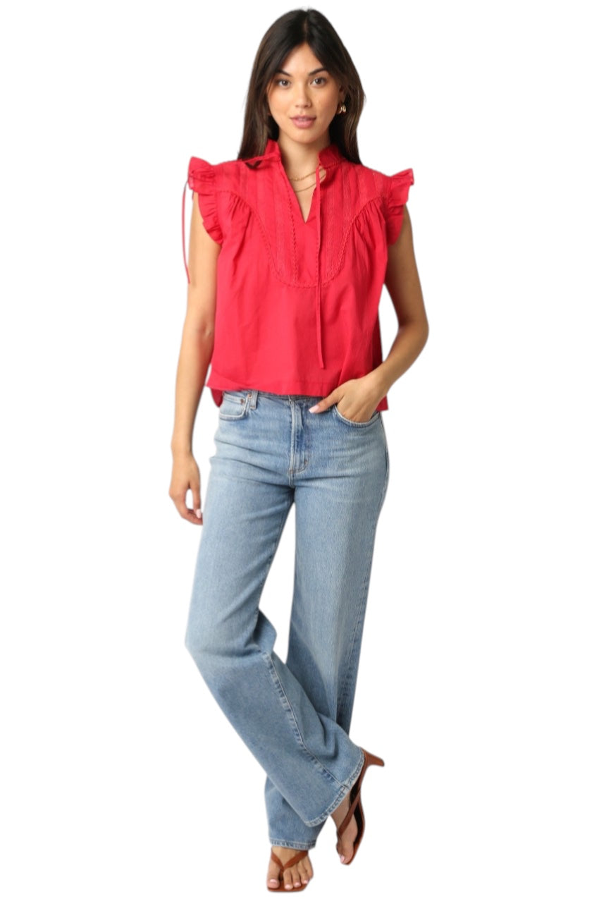 Jessica Ruffled Top