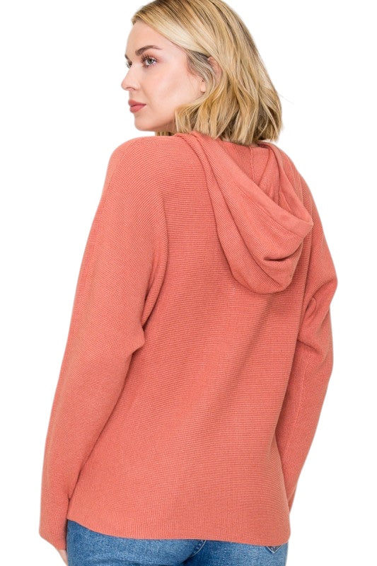 Weller Waffle Hooded Pullover