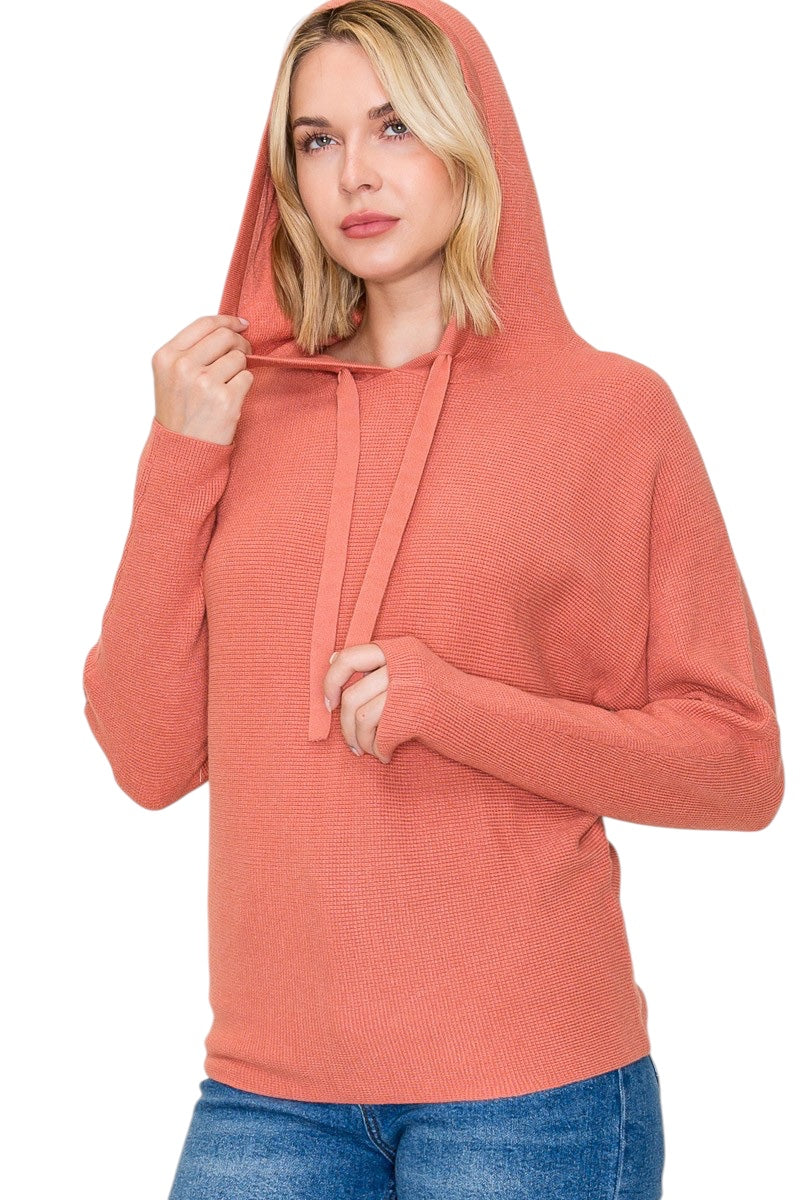 Weller Waffle Hooded Pullover