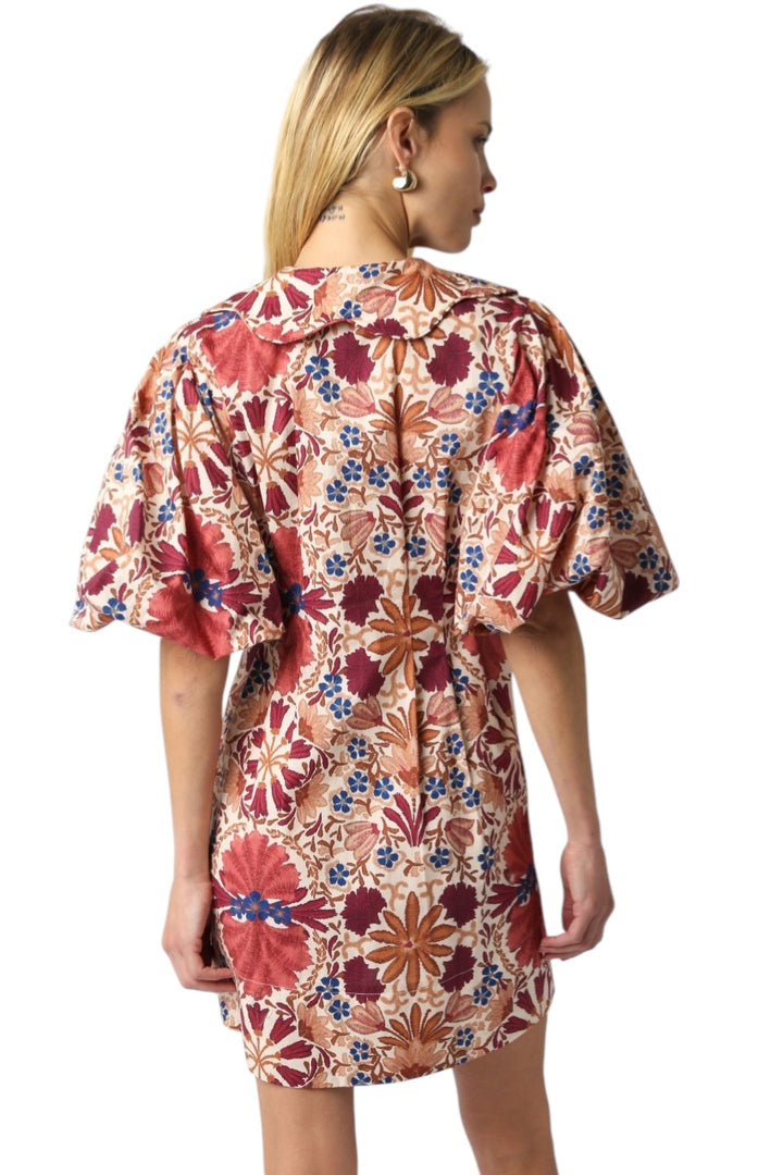 Nina Floral Balloon Dress