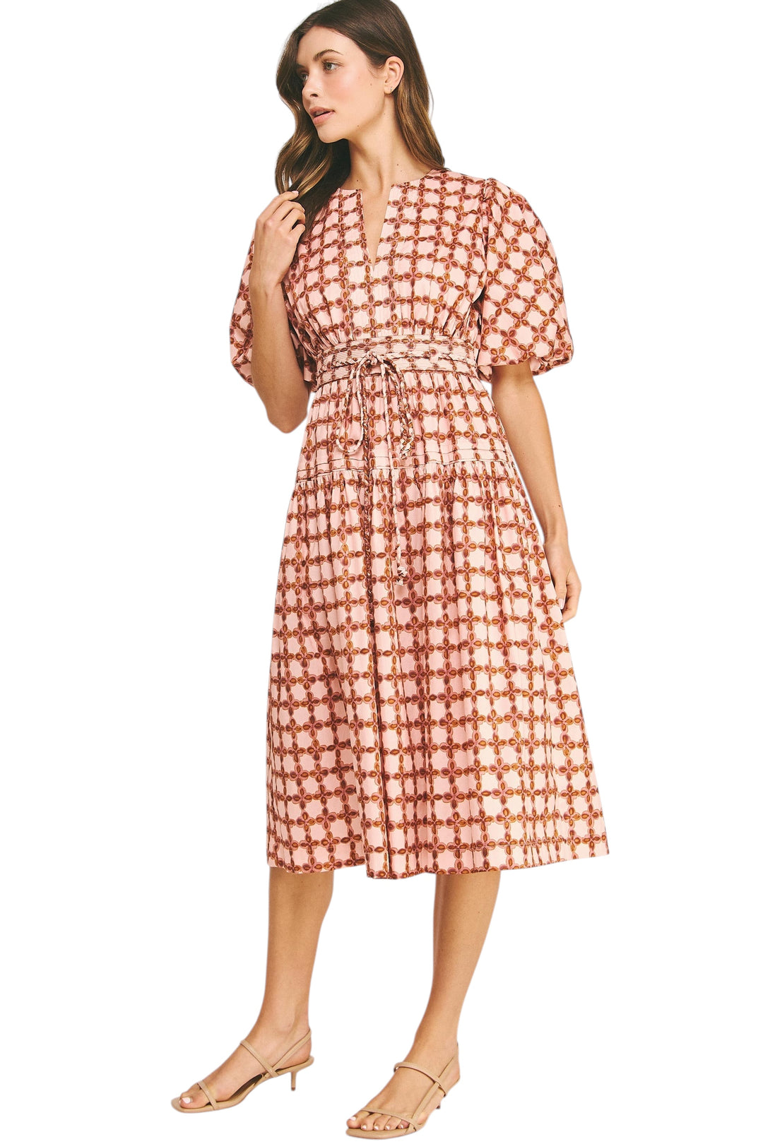 Bristol Printed Midi Dress