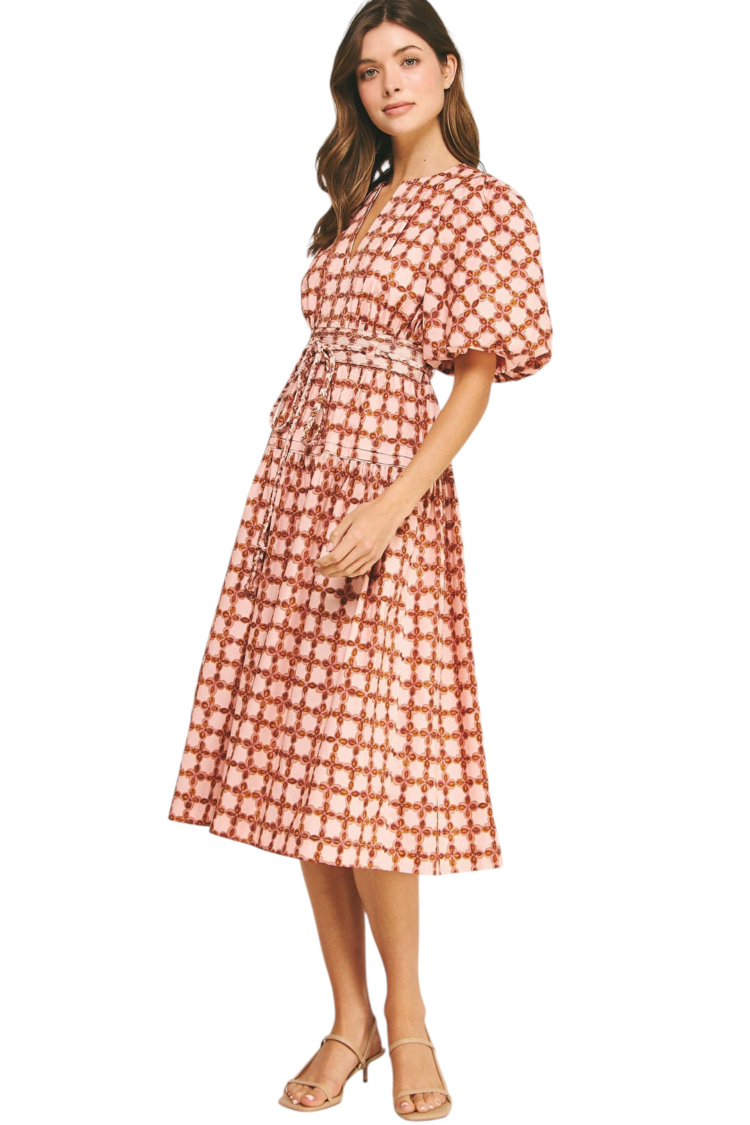 Bristol Printed Midi Dress