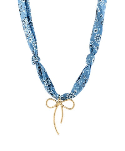 Bow Bandana Necklace