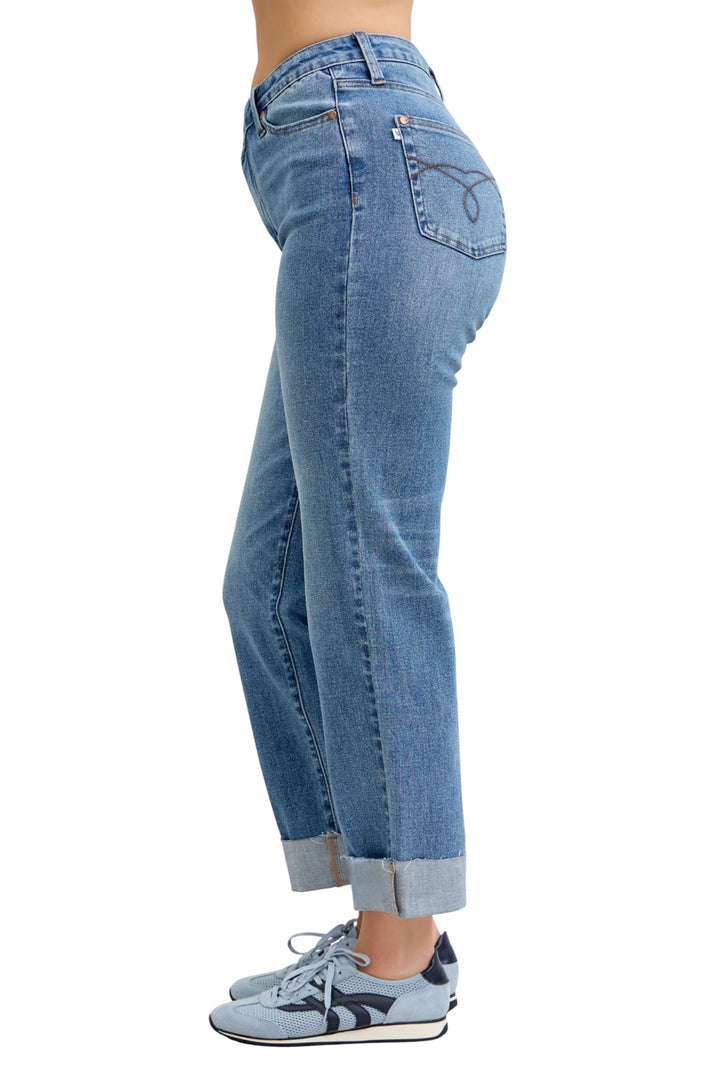 Criss Cross Boyfriend Judy Blue Jeans