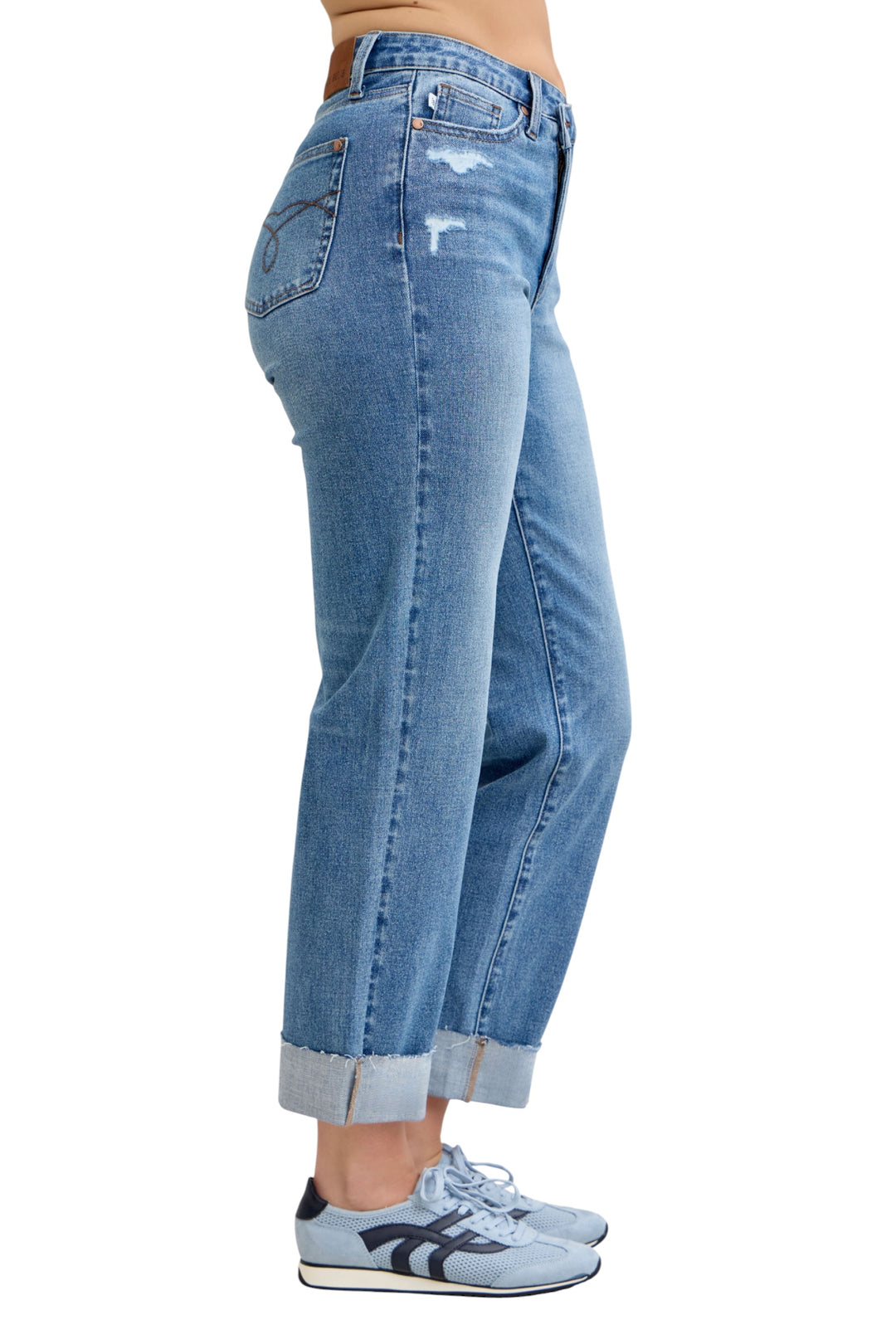 Criss Cross Boyfriend Judy Blue Jeans