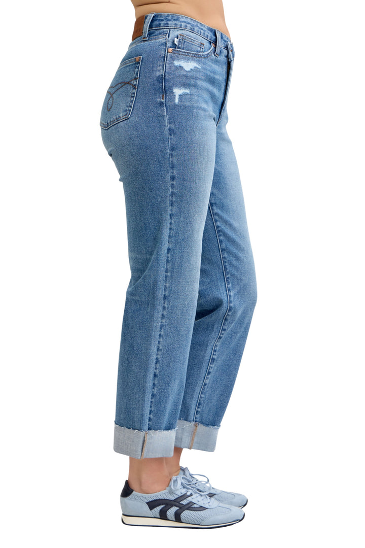 Criss Cross Boyfriend Judy Blue Jeans