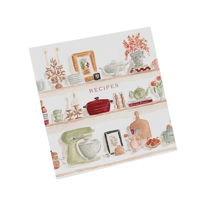 Kitchen Shelves Recipe Binder