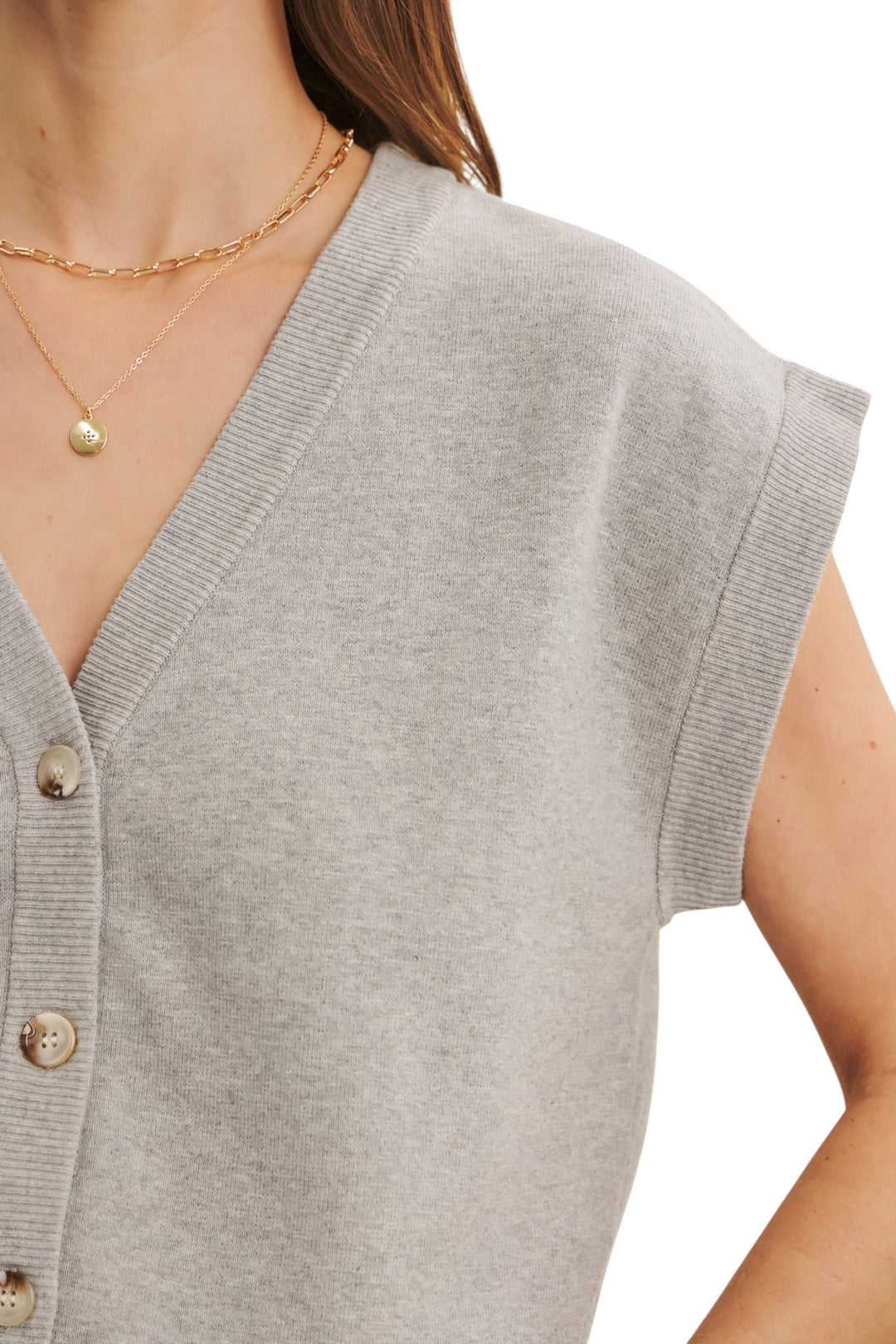Millie Button Down Sweater Vest