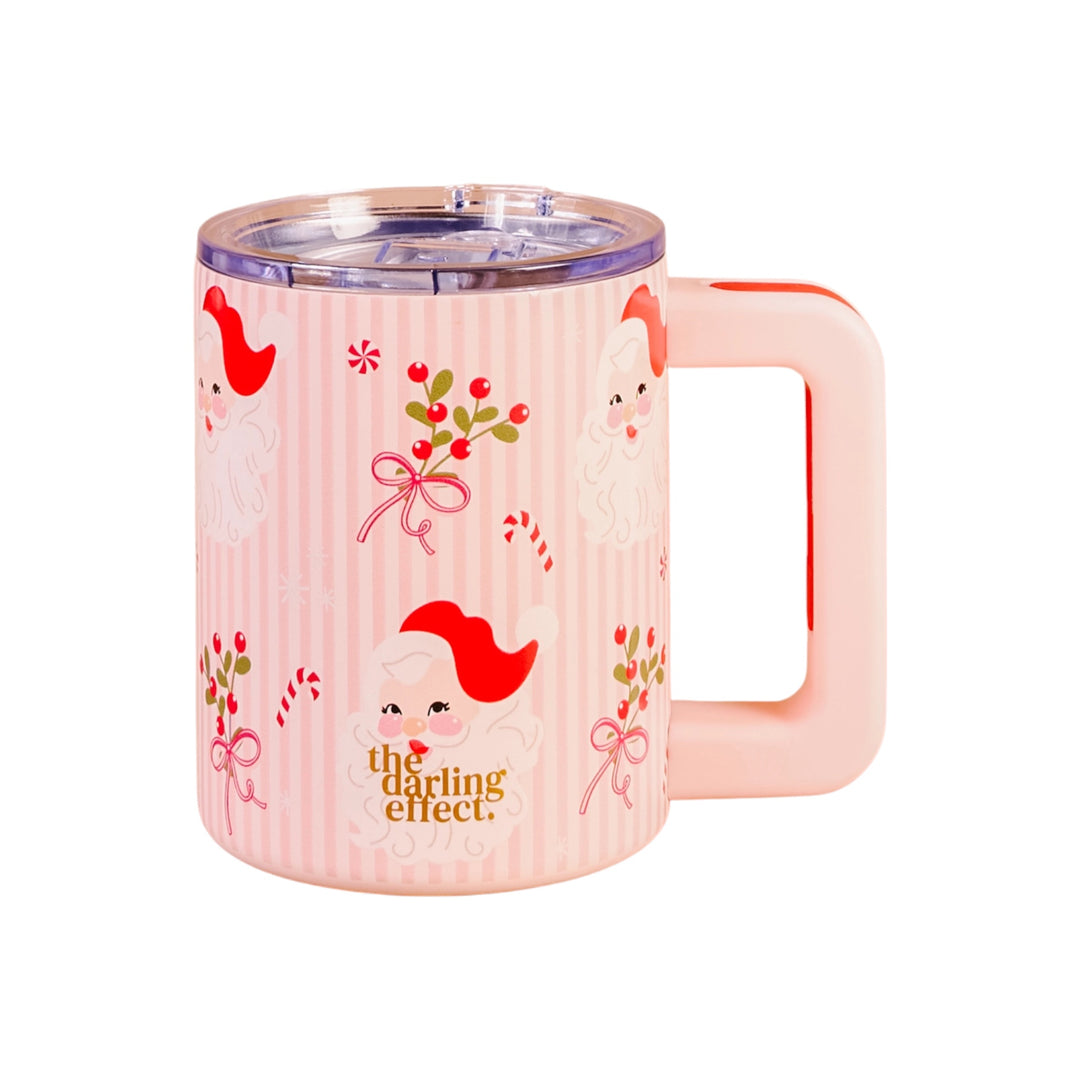 Holly Jolly Santa Insulated Mug