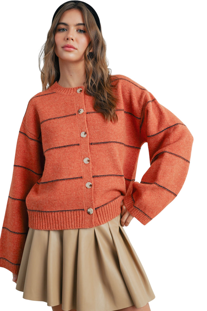 Sharpe Button Front Cardigan