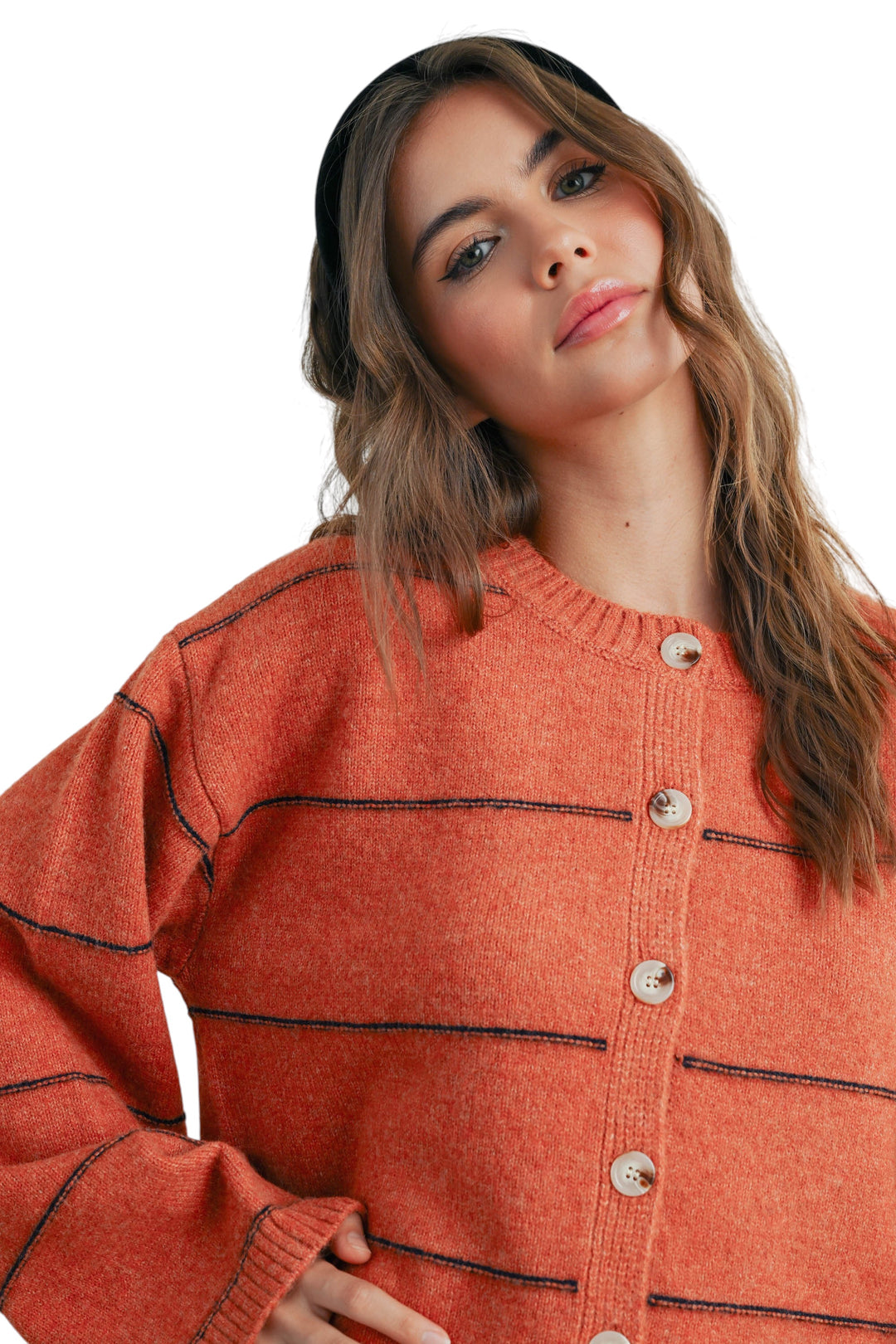 Sharpe Button Front Cardigan