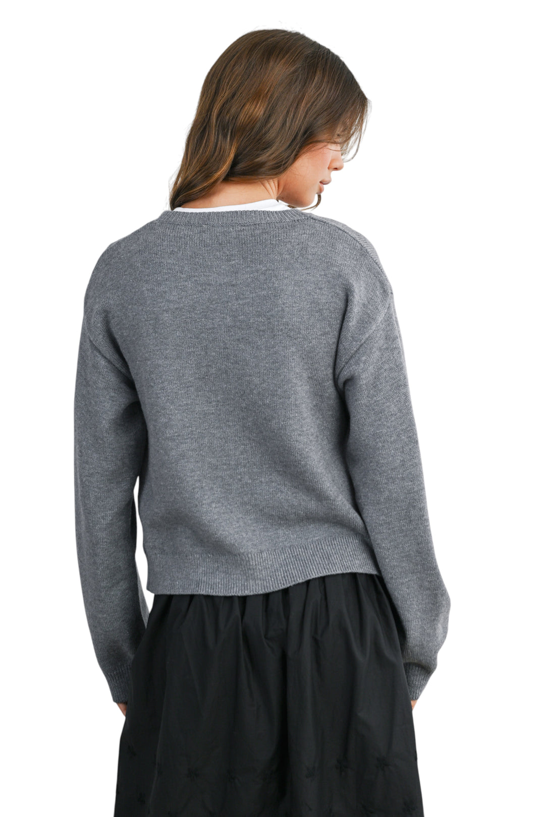 Colson Button Crop Cardigan