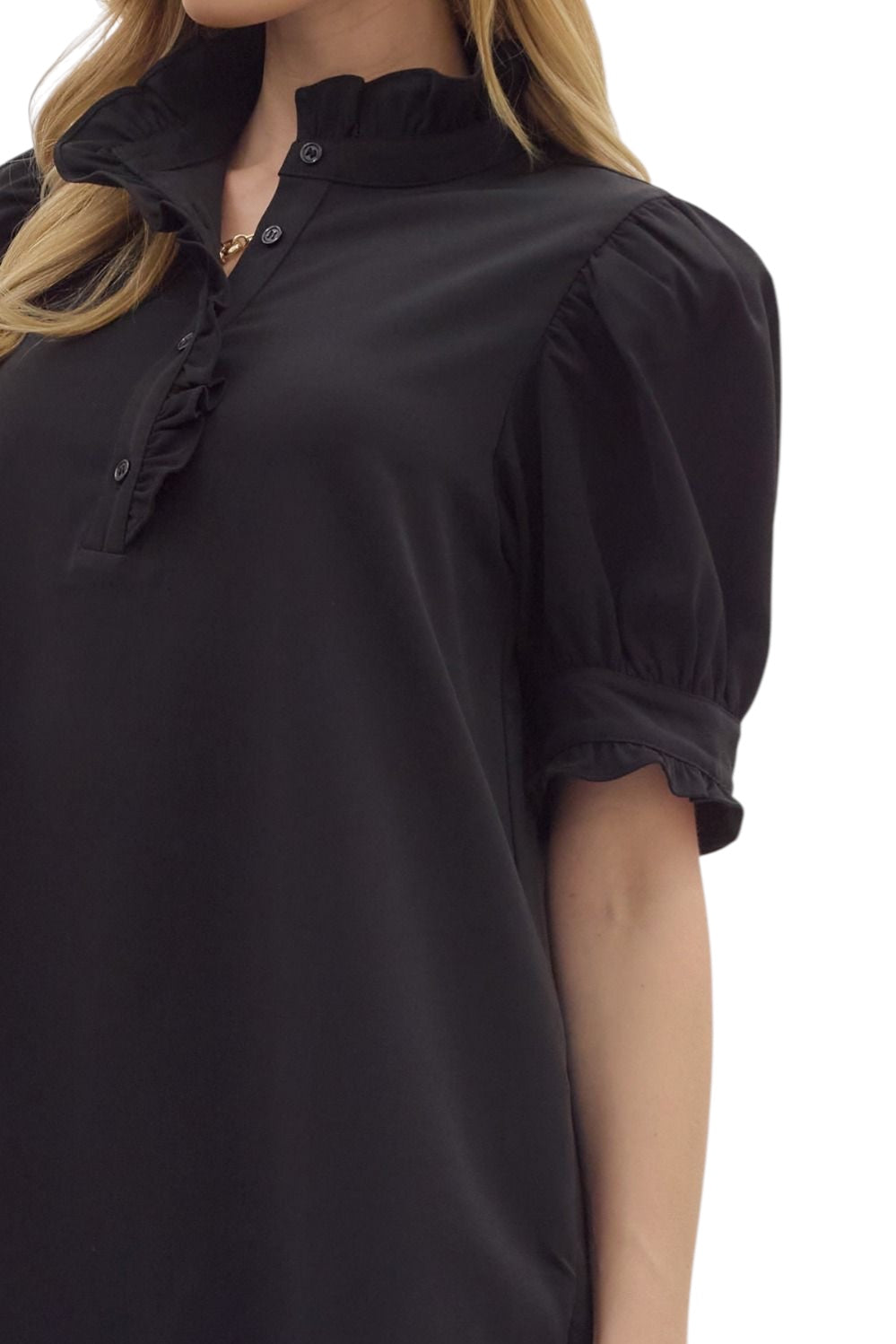 Olson Puff Sleeve Mini Dress