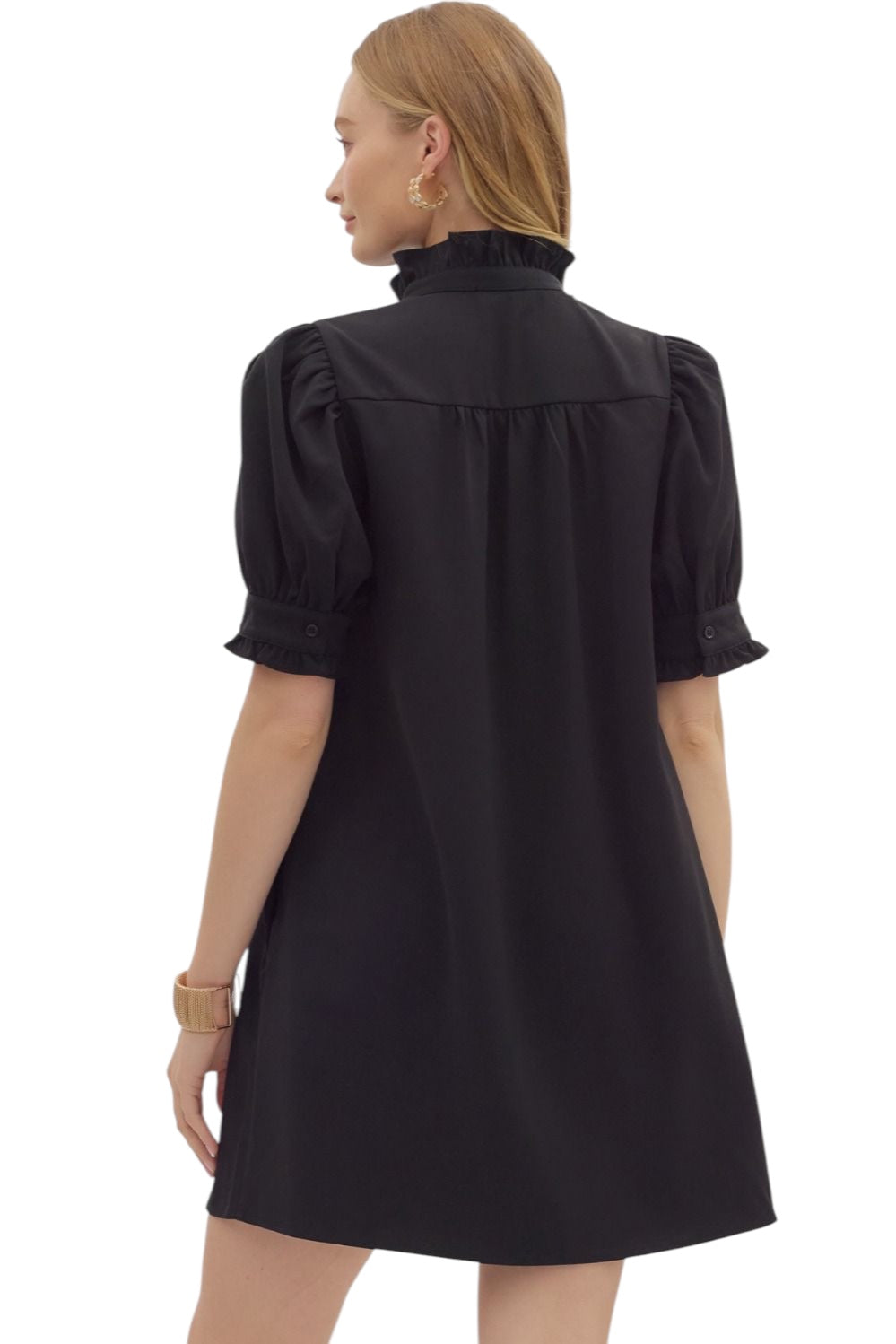 Olson Puff Sleeve Mini Dress