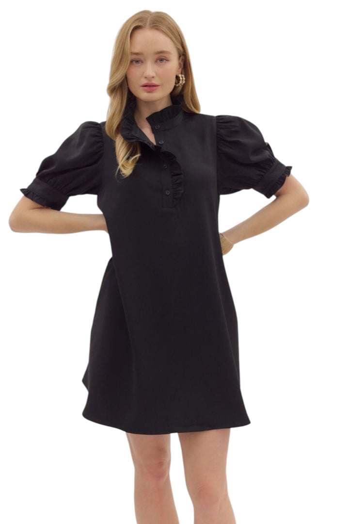 Olson Puff Sleeve Mini Dress