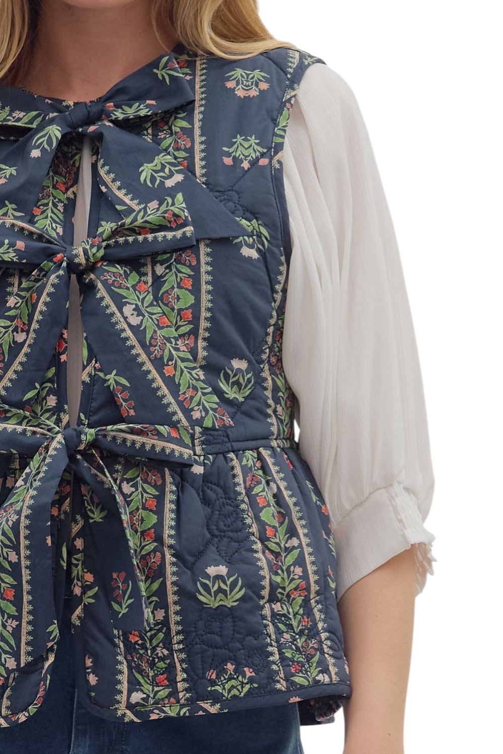 Leigh Front Tie Vest