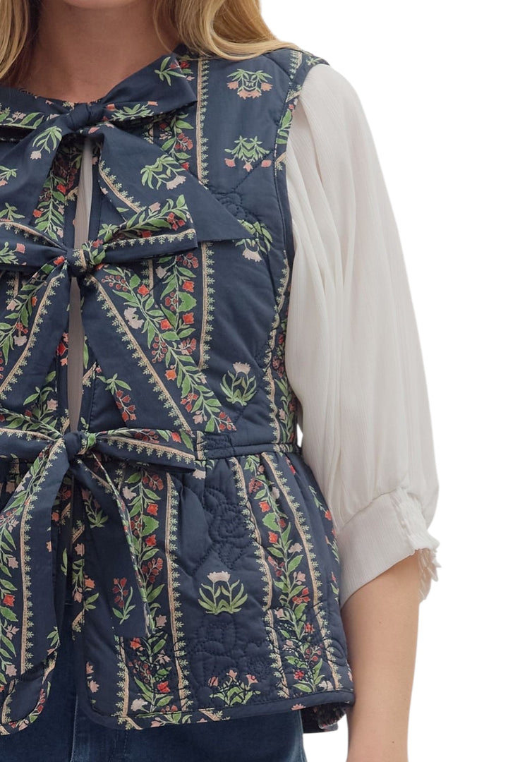 Leigh Front Tie Vest