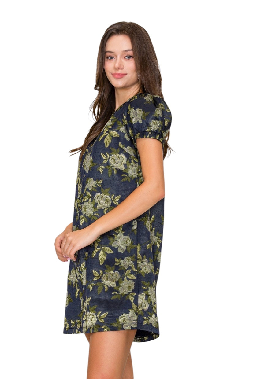 Wilder Jacquard Mini Dress