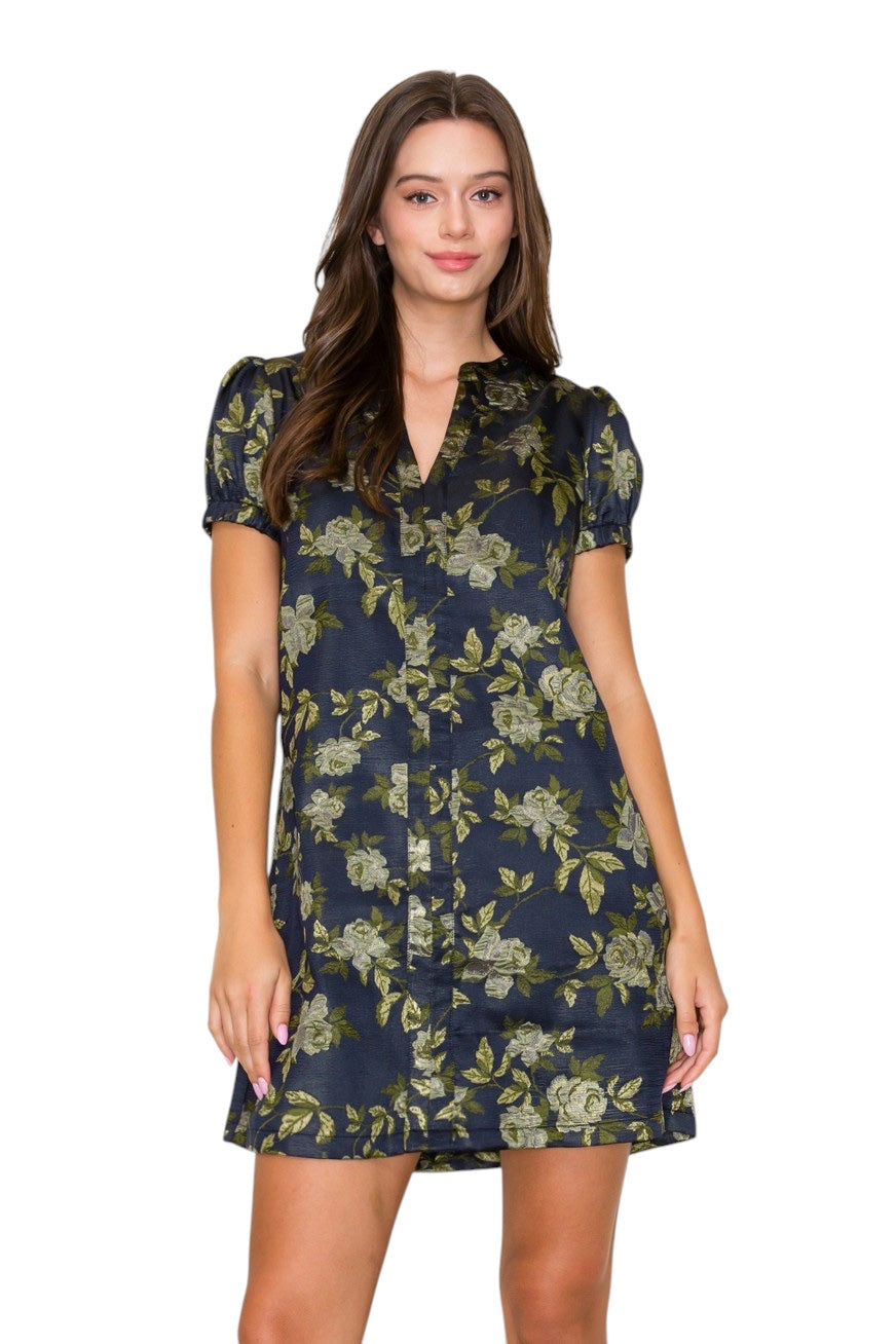 Wilder Jacquard Mini Dress