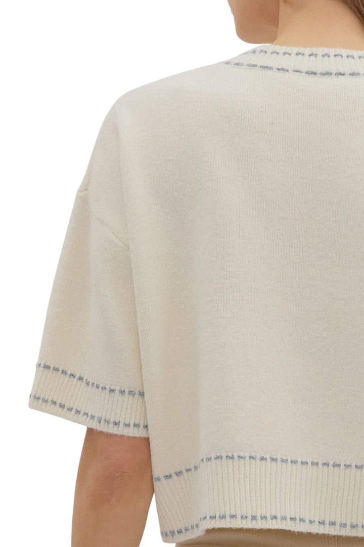 Whitt Contrast Stitch Sweater