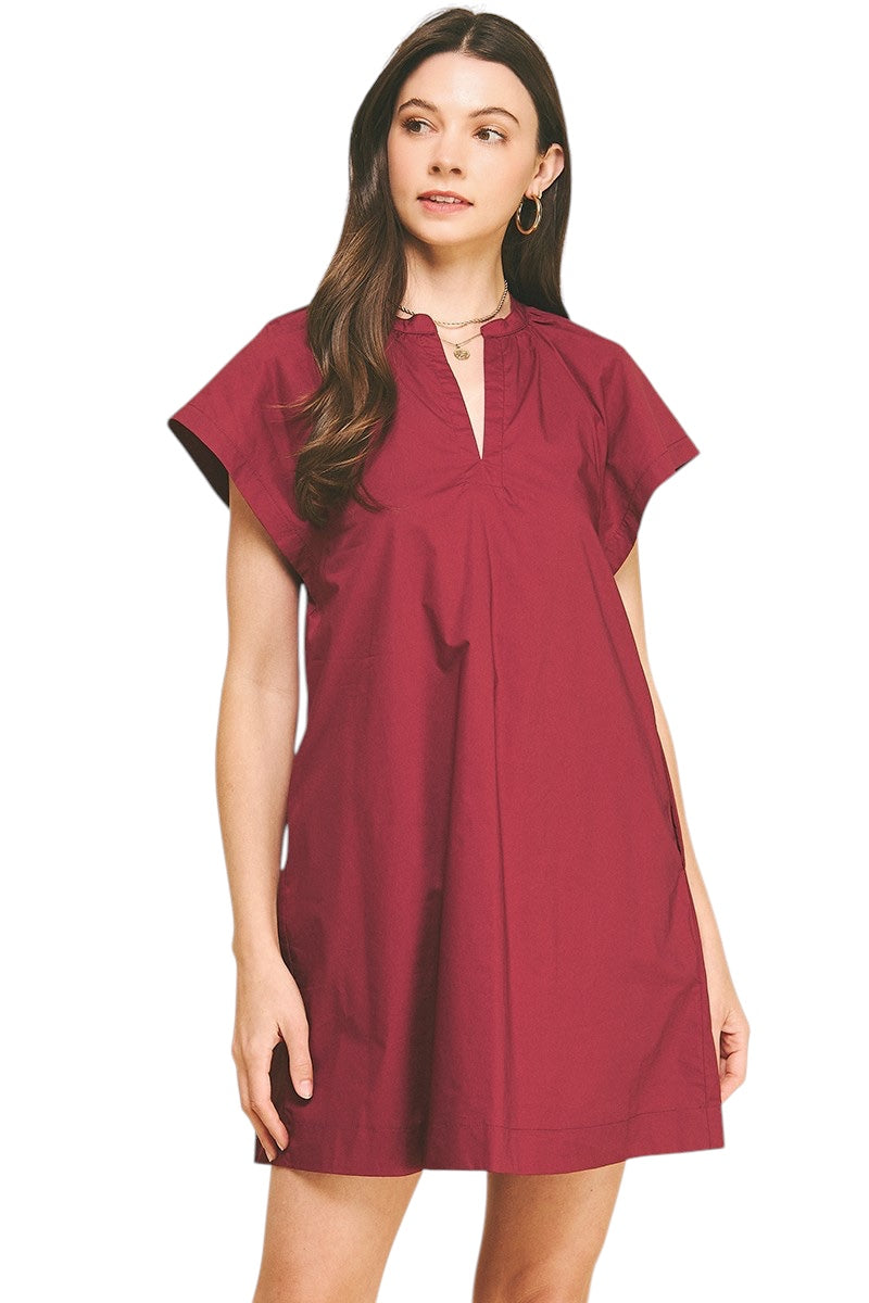 Hillard V-Neck Mini Dress