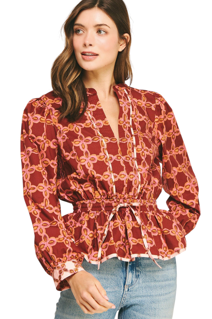 Gemma Colorblock Top