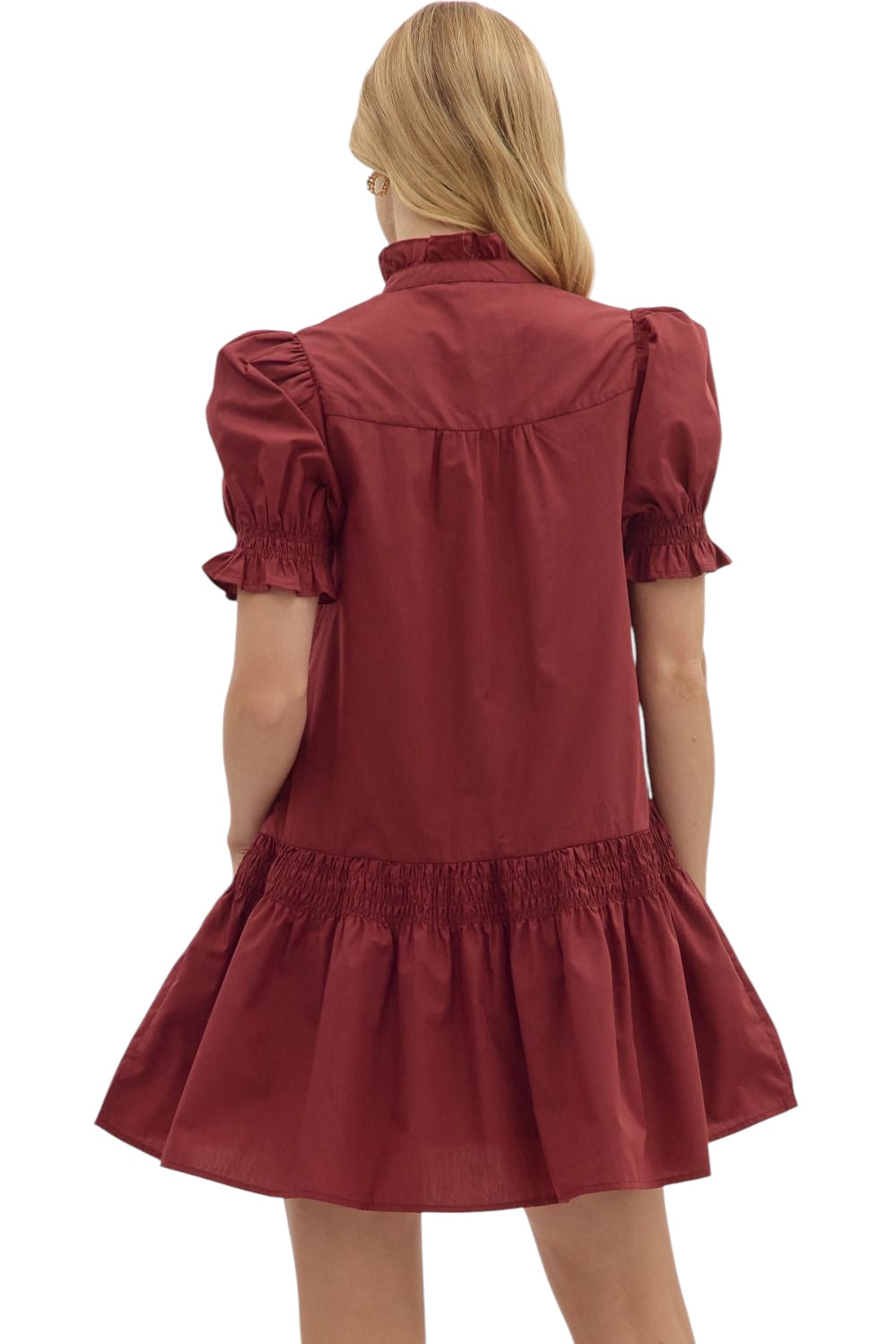 Gilmore Puff Sleeve Mini Dress