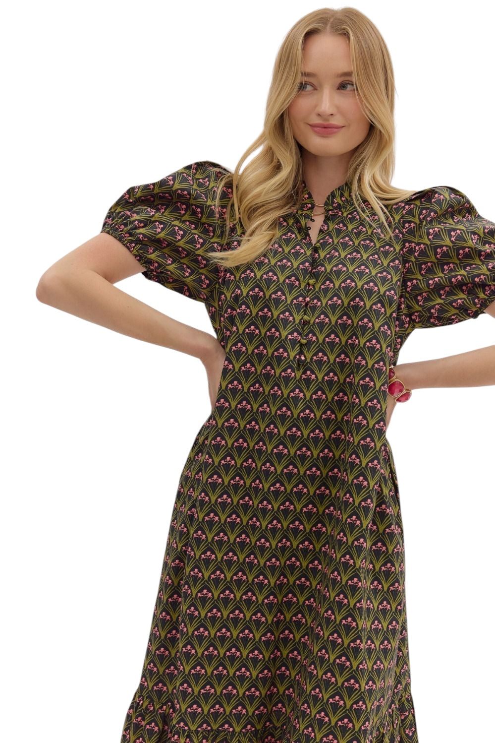 Thomas Floral Midi Dress