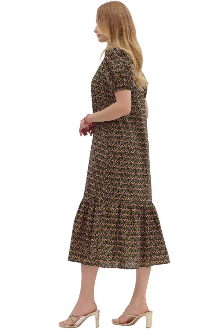 Thomas Floral Midi Dress