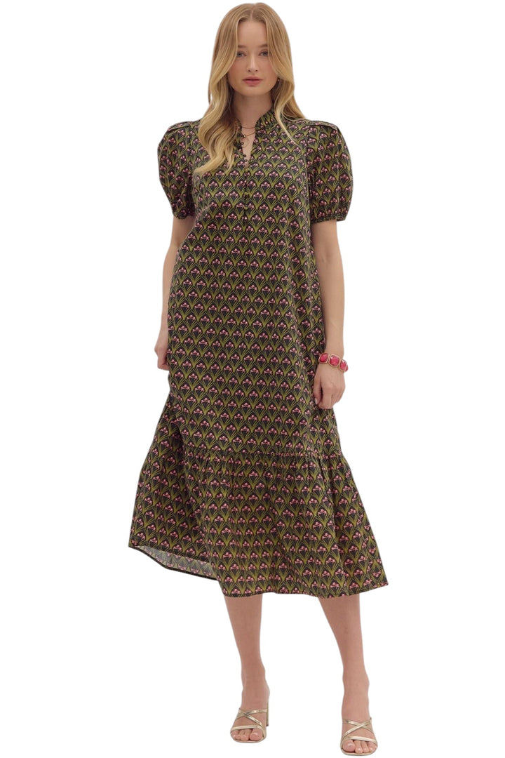 Thomas Floral Midi Dress