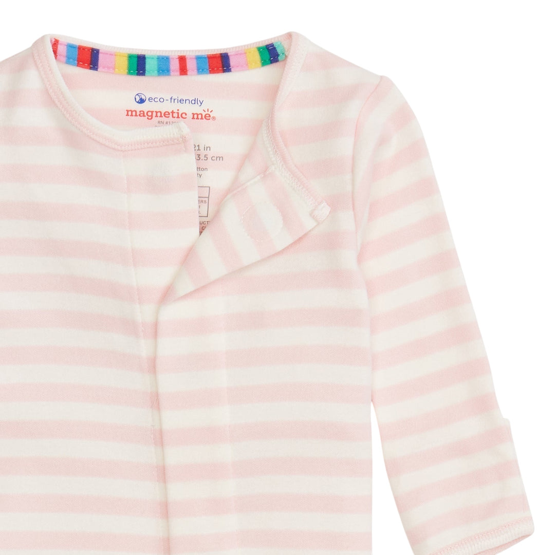 Pink Stripe Magnetic Me Footie