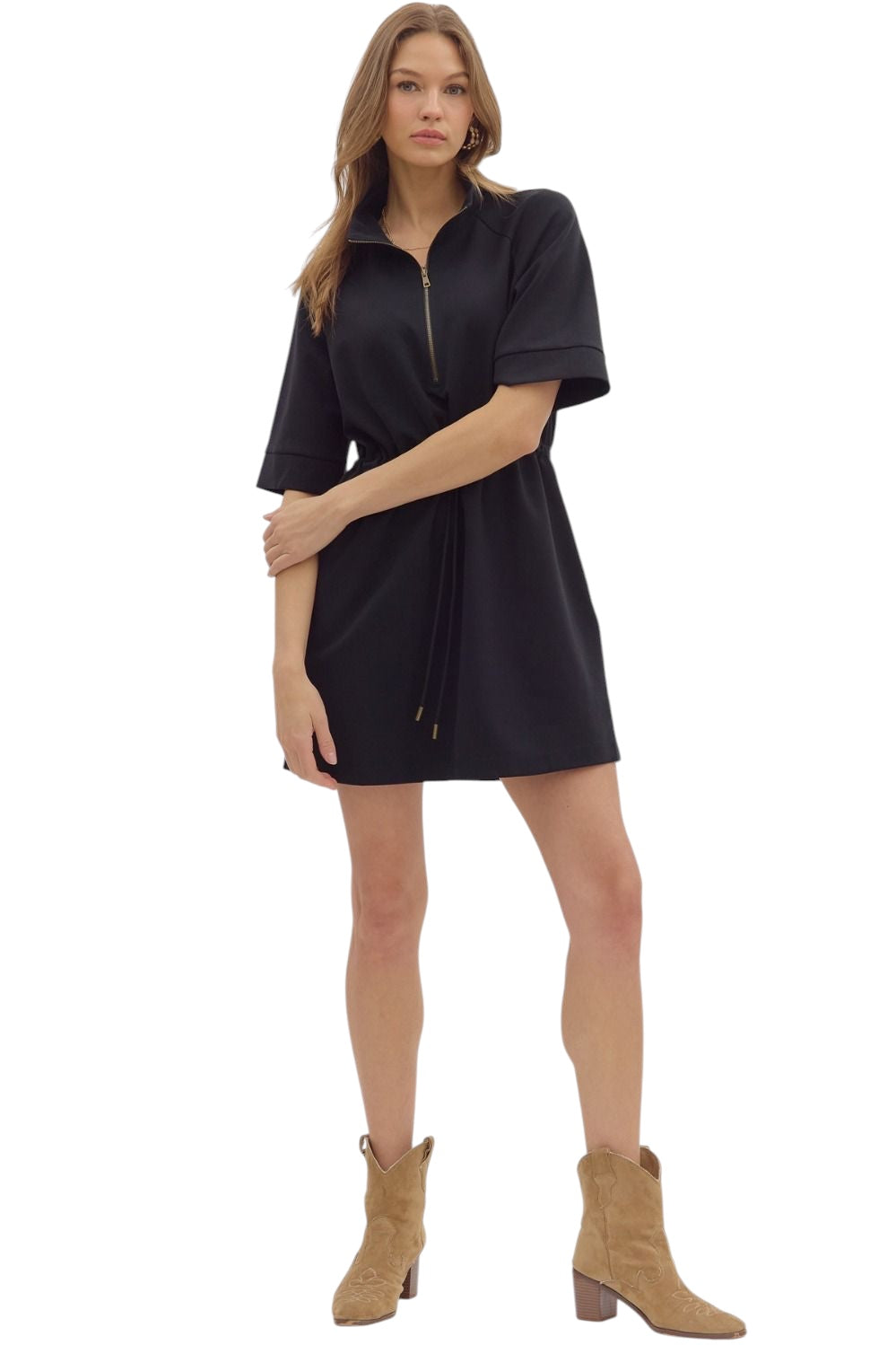 Diana Drawstring Mini Dress