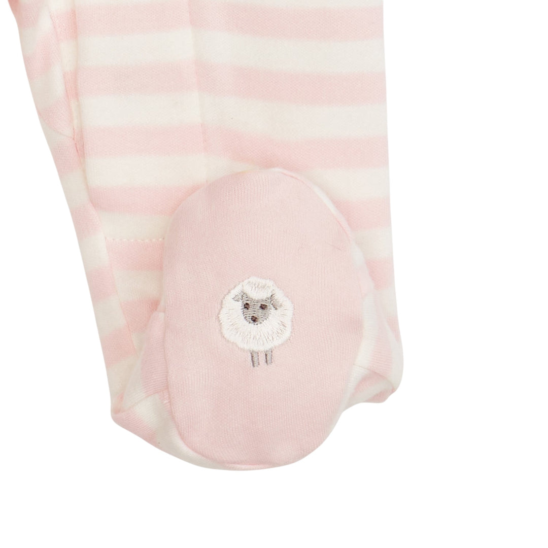 Pink Stripe Magnetic Me Footie