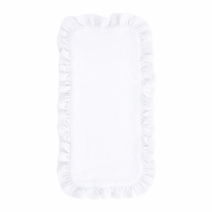 Slim Ruffle Burp Cloth
