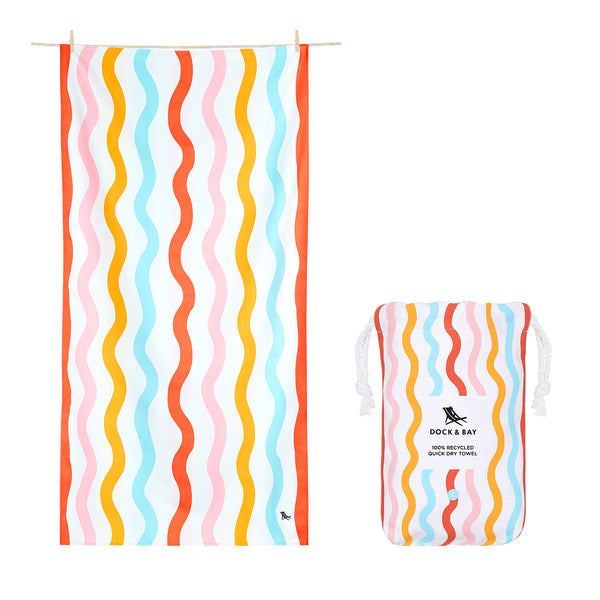 Squiggle Dock & Bay Quick Dry Towel