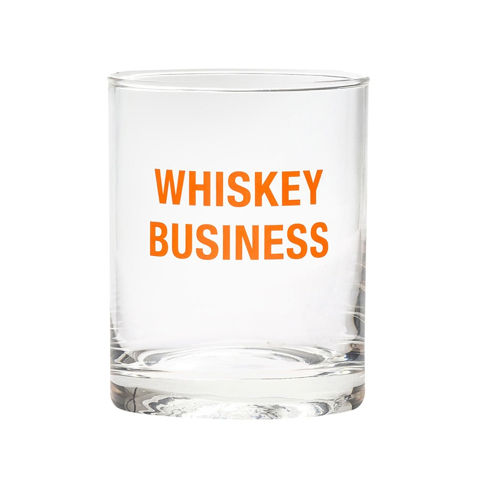 Whiskey Business Rocks Glass
