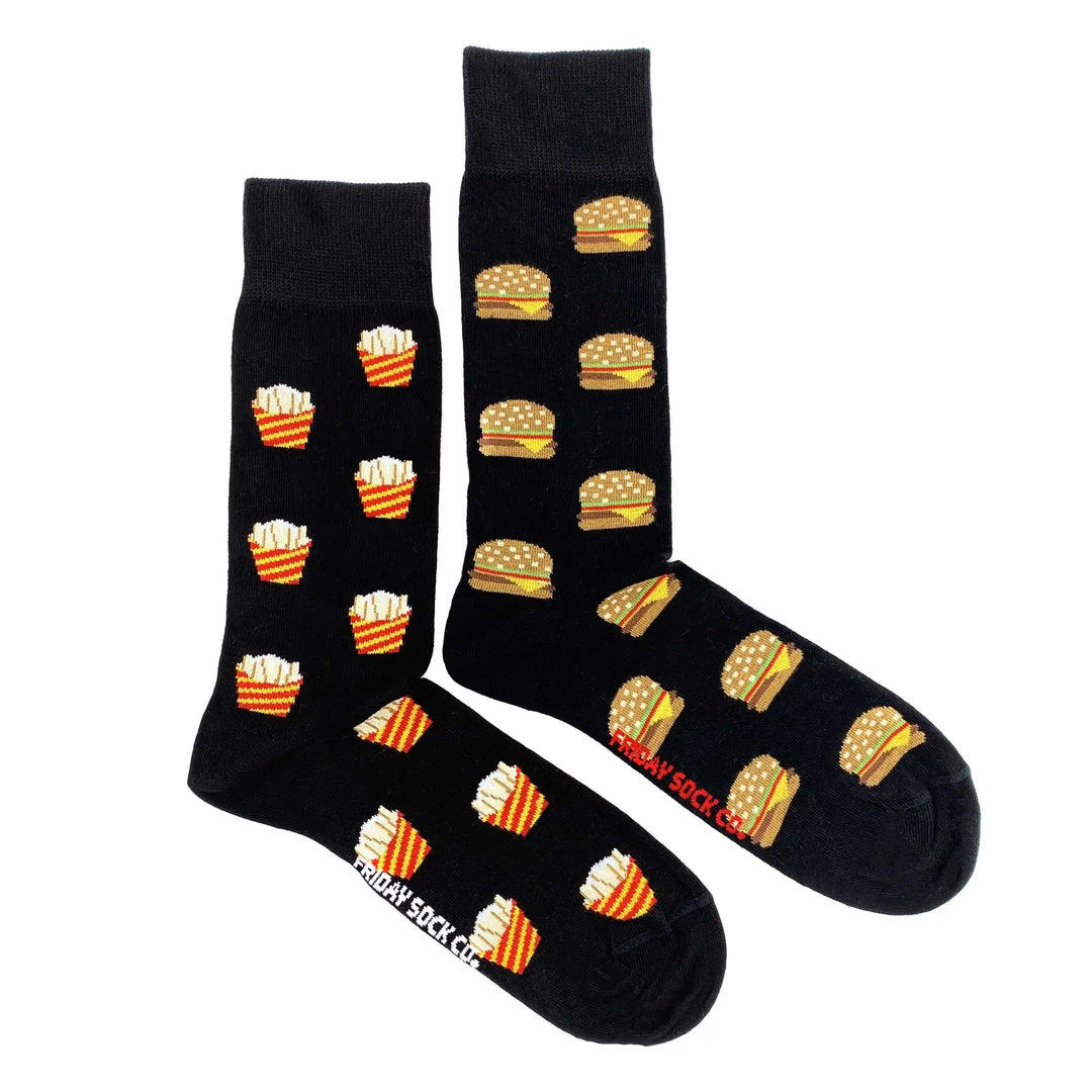 Men's Mismatched Burger Socks