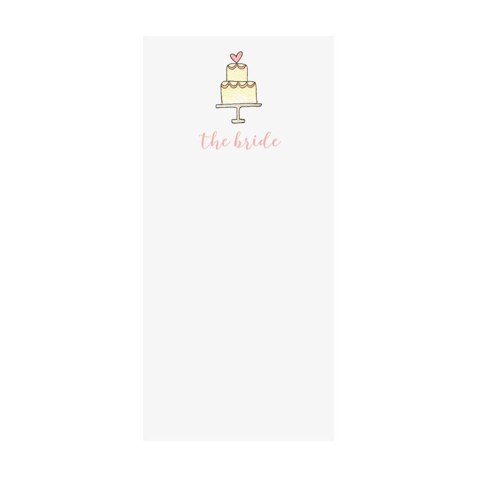 The Bride Notepad